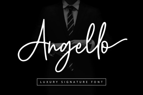 Angello Font Poster 1