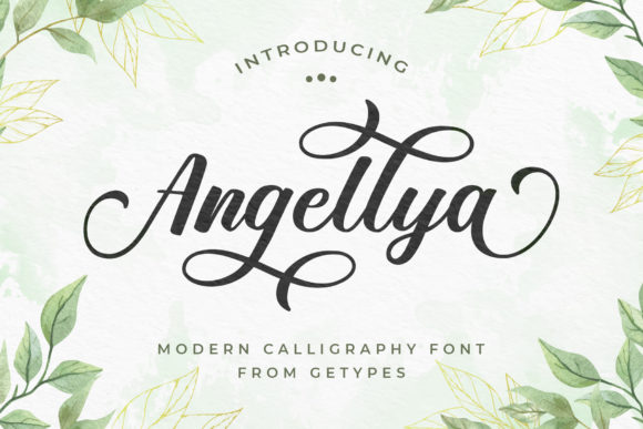 Angellya Font Poster 1