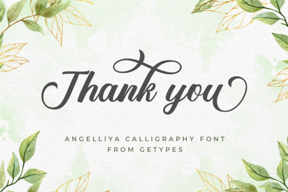 Angellya Font Poster 8