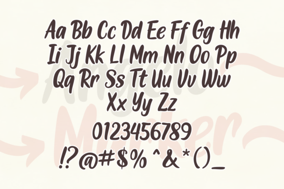 Angelo Marker Font Poster 5