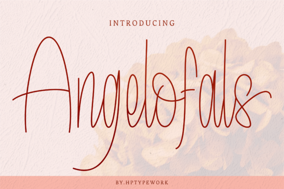 Angelofals Font Poster 1