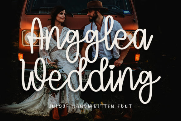 Angglea Wedding Font