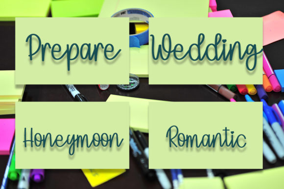 Angglea Wedding Font Poster 4
