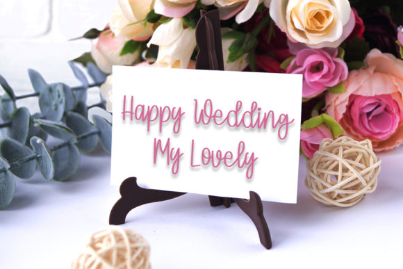 Angglea Wedding Font Poster 5