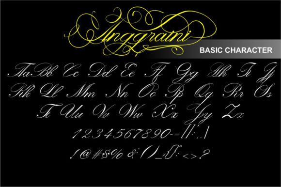 Anggraini Font Poster 2