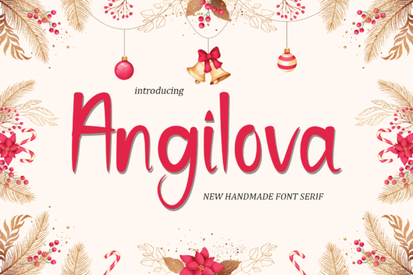 Angilova Font Poster 1