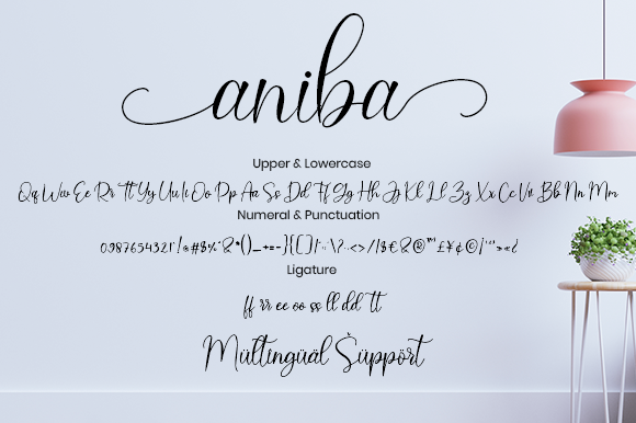 Aniba Font Poster 6