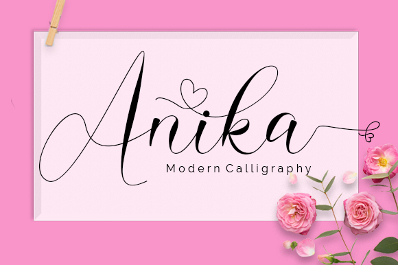 Anika Font Poster 1