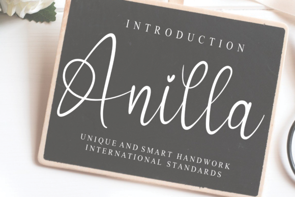 Anilla Font Poster 1