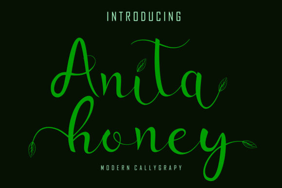 Anita Honey Font Poster 1