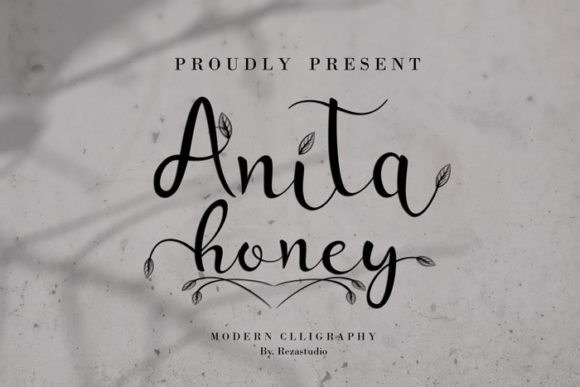 Anita Honey Font Poster 1