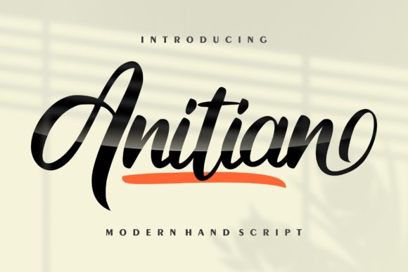 Anitian Font Poster 1