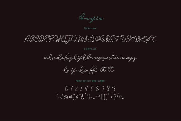 Anjie Font Poster 8