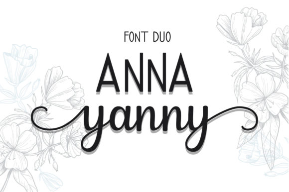 Anna Yanny Font Poster 1