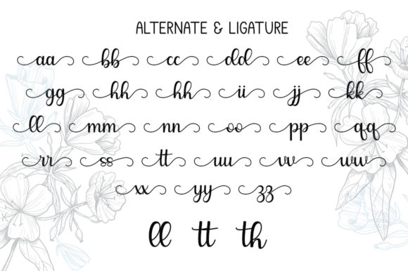Anna Yanny Font Poster 5