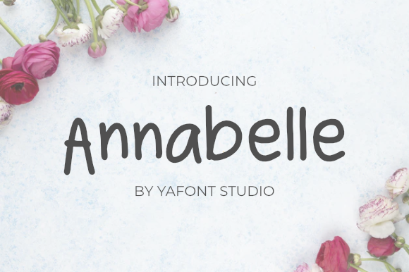 Annabelle Font Poster 1