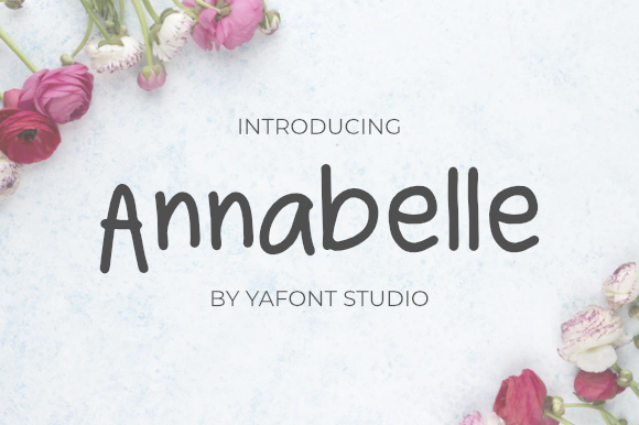 Annabelle Font Poster 2