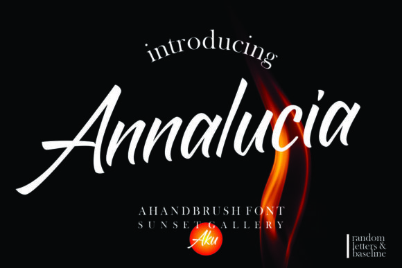 Annalucia Font Poster 1