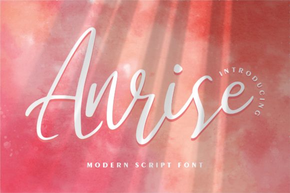 Anrise Font Poster 1