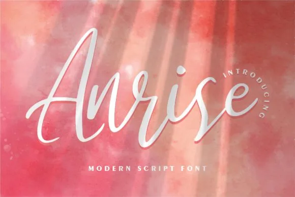Anrise Font Poster 1