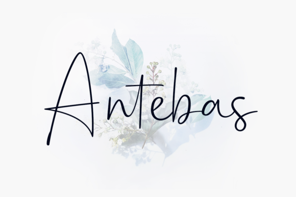 Antebas Font Poster 1