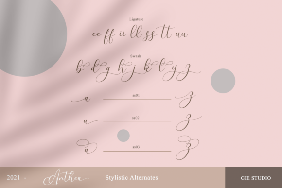 Anthea Font Poster 9
