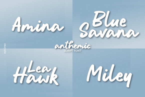 Anthemic Font Poster 5