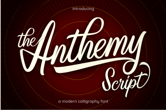 Anthemy Font Poster 1