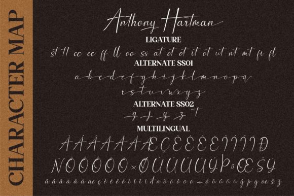 Anthony Hartman Font Poster 3