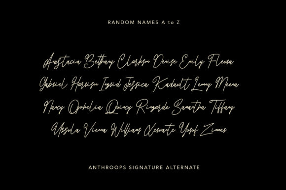 Anthroops Font Poster 12