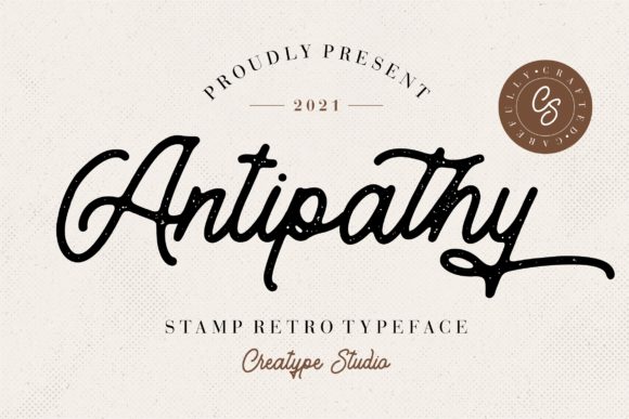 Antipathy Font Poster 1