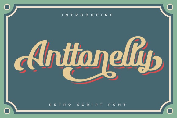 Anttonelly Font Poster 1