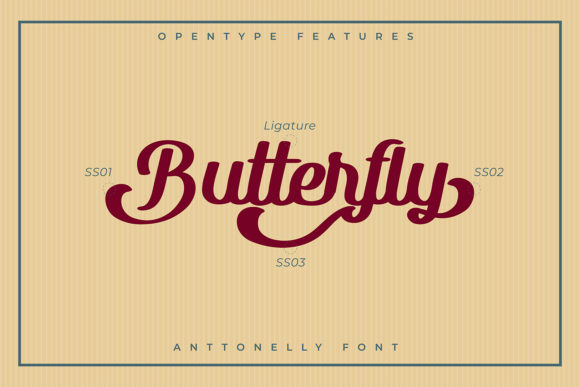 Anttonelly Font Poster 4