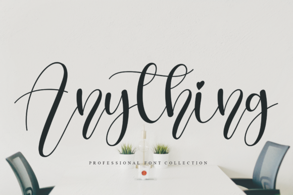 Anything Font Poster 1