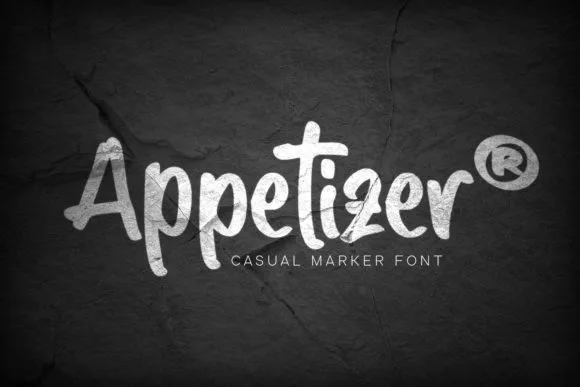 Appetizer Font Appetizer Font Poster 1