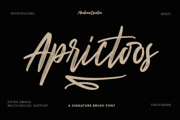 Aprictoos Font Poster 1