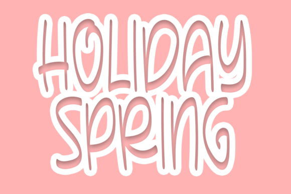 April Font Poster 2