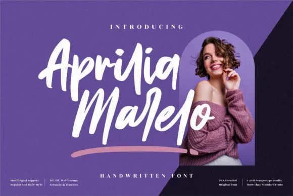 Aprilia Marelo Font Aprilia Marelo Font Poster 1