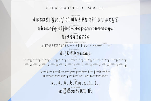 Aquanetta Font Poster 5