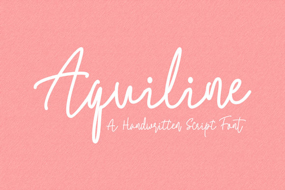 Aquiline Font Poster 1