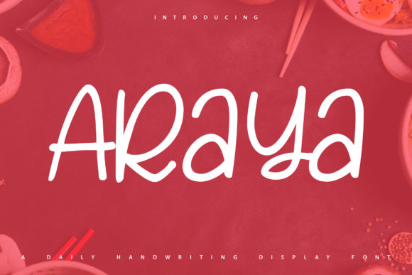 Araya Font Poster 1