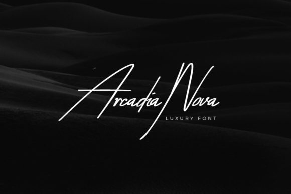 Arcadia Nova Font Poster 1