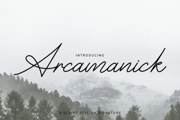Arcamanick Font Poster 1