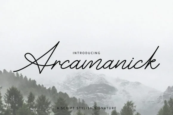 Arcamanick Font Arcamanick Font Poster 1