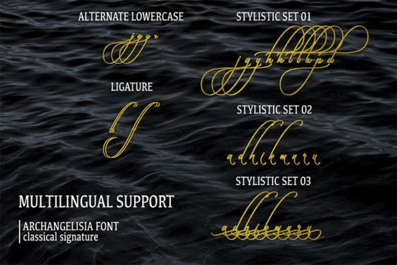 Archangelisia Font Poster 9