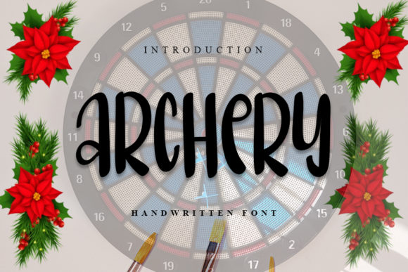 Archery Font Poster 1