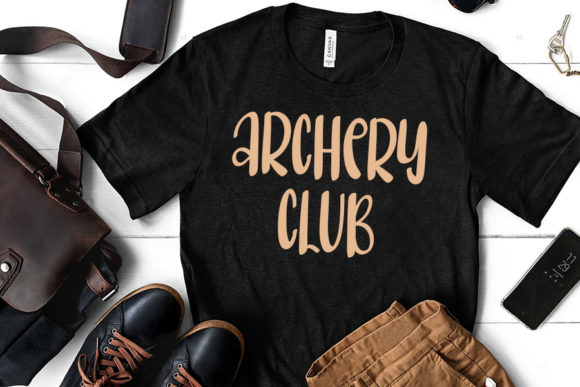 Archery Font Poster 4