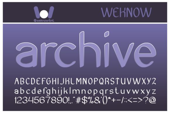 Archive Font Poster 1