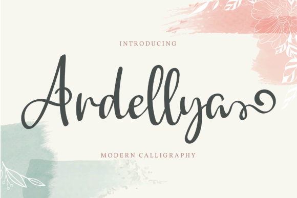 Ardellya Font Poster 1