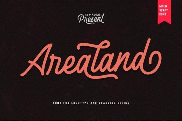 Arealand Font Poster 1